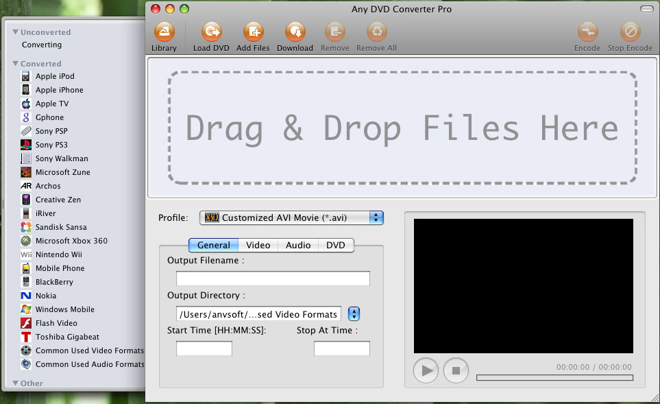 Dvd video converter mac
